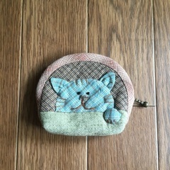 小銭・小物入れ ネコ＊ハンドメイド