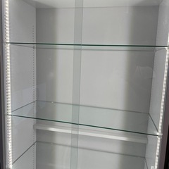 JANJAN フィギュアラック 超ワイド 引き戸タイプ 深い方 純正LED付き