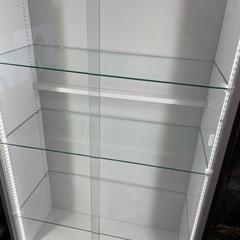 JANJAN フィギュアラック 超ワイド 引き戸タイプ 深い方 純正LED付き