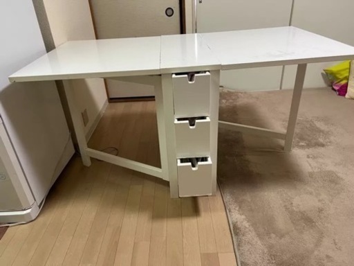 テーブル　折り畳み式　IKEA