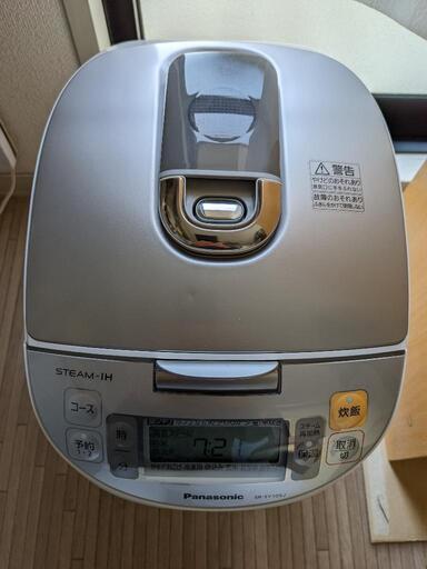 【お譲り先決まりました】パナソニックスチームIH炊飯器2016年製美品