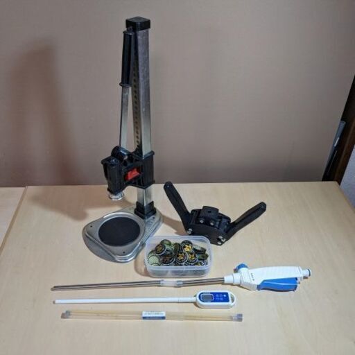 ビール作りの道具一式