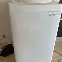 【洗濯機】TOSHIBA 2015年製　5kg　説明書付き