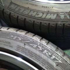 夏 86純正 トヨタ純正 86 ハチロク【富山】プリウス FT86 ウイッシュ セリカ プレミオ アリオン 215/45R17 ミシュラン キズあり 17インチ 中古4本