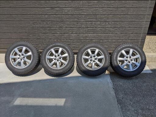 値下げしました。2シーズン使用195×65×15スタッドレス(ホイール付き 