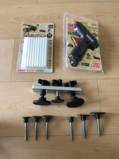 デントリペアツール フルセット 車 へこみ 吸盤 かんたん修理 補修 凹み直し ｇ も 茨木市のメンテナンス用品の中古あげます 譲ります ジモティーで不用品の処分