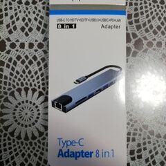 （値下げ）USB Type-C 8 in 1アダプター