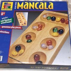 木製　ボードゲーム　MANCALA　6歳以上　差し上げます