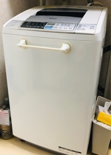 日立 洗濯機＆乾燥機＆設置台 - 生活家電