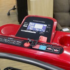 (Y)北大前! 札幌 引取 ALINCO/アルインコ AFR2120 ランニングマシン ルームランナー レッド 健康器具 トレーニング エクササイズ