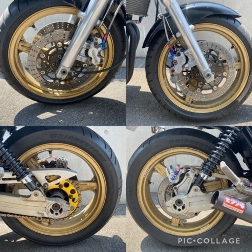 ゼファーχ   車検2年付実動ZR400C  青火の玉　400ccカワサキ　旧車