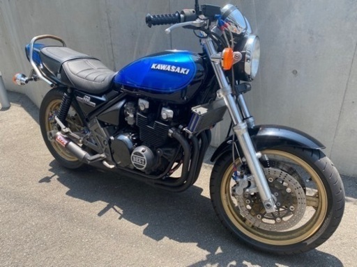 ゼファーχ   車検2年付実動ZR400C  青火の玉　400ccカワサキ　旧車