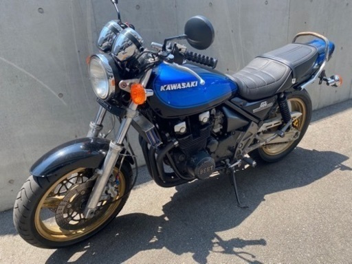 ゼファーχ   車検2年付実動ZR400C  青火の玉　400ccカワサキ　旧車