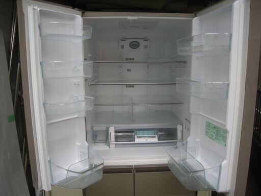 HITACHI 日立 6ドア 冷凍冷蔵庫 517L R-G5200E 真空チルド 2015年製 中古美品 近く無料配達