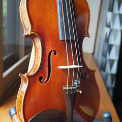 【選定分類：II-⑧モダン・マスターメード・伊太利】Violin Ascribed to Michelangelo Puglisi1927●国内修復・セッティング・調整済●演奏会可