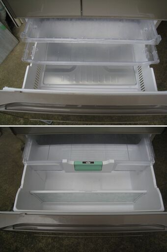 HITACHI 日立 6ドア 冷凍冷蔵庫 517L R-G5200E 真空チルド 2015年製 中古美品 近く無料配達