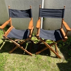 ディレクターズチェア 2脚