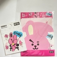 BTS BT21 COOKY レターセット・ステッカー
