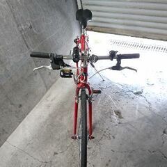 自転車中古 クロスバイク WEEKEND BIKES 外装7段変速 フレームサイズ450 タイヤ700.32C-28 カラーレッド 