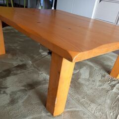 テーブル ローテーブル 食卓テーブル 折り畳み式テーブル パイン材