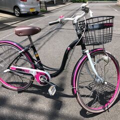 24インチ女子用自転車　【日野市引き取りに来ていただける方】