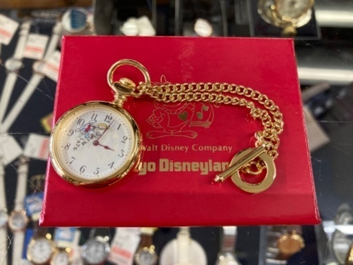 Tokyo DisneyLand 不思議の国のアリス　懐中時計　未使用品　レア