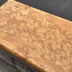 全国家具工業連合会 座卓 ローテーブル 一枚板 大塚家具 幅152cm