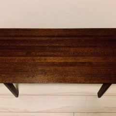 カリモク チターノ センターテーブル 棚板付き 無垢天板