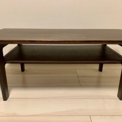 チターノ　カリモク　センターテーブル　棚付き　天然木 カリモク チターノ センターテーブル 棚板付き 無垢天板