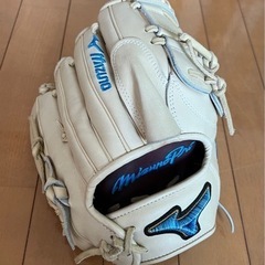 郵送可！mizuno pro ミズノプロ ダイバーシティブルー ブロンド オーダー グローブ 投手用 極美品