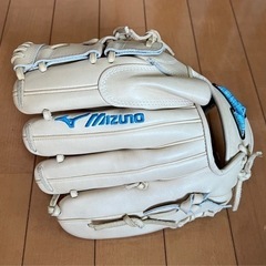 郵送可！mizuno pro ミズノプロ ダイバーシティブルー ブロンド オーダー グローブ 投手用 極美品