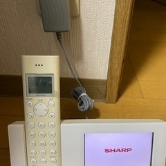 電話機　インテリホン（SHARP JD-4C1CL-W）
