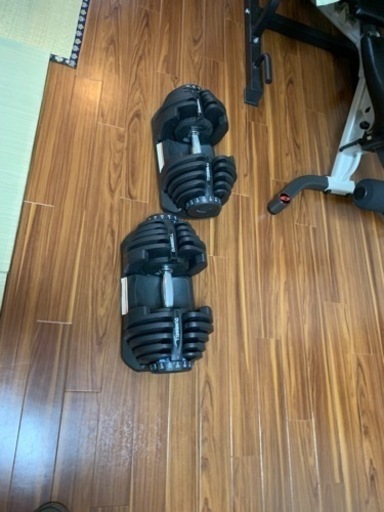 アジャストベンチ 可変式ダンベル(40kg×2)防音マットセット