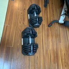 アジャストベンチ　可変式ダンベル(40kg×2)防音マットセット