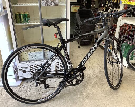 GIANT ロードバイク 自転車 GIANT FCR2 25インチ 8×2 16段変速あり Sサイズフレーム ブラック【ユーズドユーズ名古屋天白店】 J1793