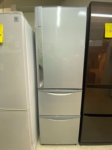 宇都宮でお買得な家電を探すなら『オトワリバース!』 冷蔵庫 日立 R-K320FV 2015年製 シルバー 中古品