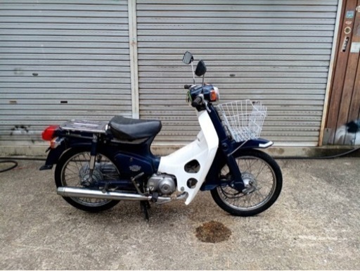 ホンダ スーパーカブ70 カスタム ブルー 中古 低走行 HONDA