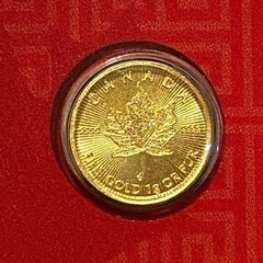 メイプルリーフ金貨１ｇ（製造番号付）