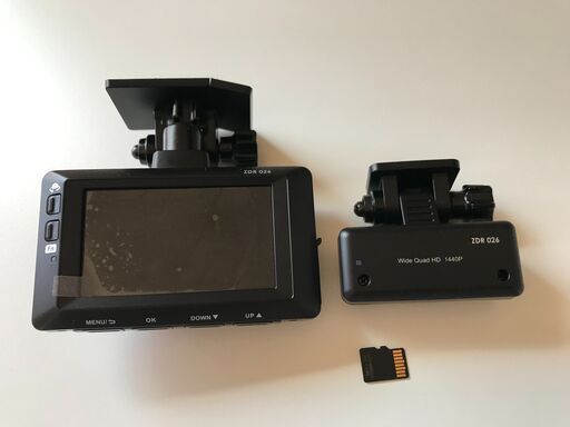 コムテックZDR-026 前後カメラ ドライブレコーダー(値下げ)