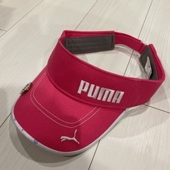 PUMA ゴルフ　サンバイザー　ボールマーカー付き