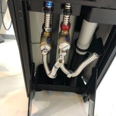 タカラベルモント社製　バックシャンプー(イエロー)　ダブルステップタイプ