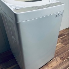 ☆名古屋市近郊送料無料！格安 東芝 TAW-5G3(W) 全自動洗濯機 5kg