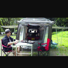 【新品未使用】車 連結 テント