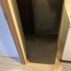 MITSUBISHI 2ドア　冷蔵庫　ブラックの画像