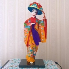 琉球人形　沖縄　ドール　民芸品　人形　置物　沖縄人形の画像