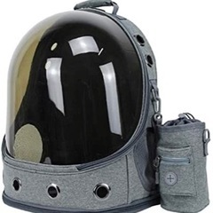 【決まりました！】ペットキャリーバッグ  宇宙船カプセル型 ＆給水器