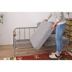 東谷 グロース ソファ 2人掛 グレー HS-555