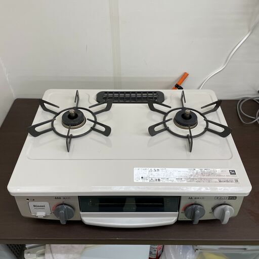 （6/1 終）2020年製 Rinnai ガステーブル KG34NBEL LPガス用 左強火 ガスコンロ リンナイ 菊倉MZ