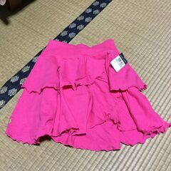 未使用　ラルフローレン　女の子　フリルスカート　サイズ6X　ピンク