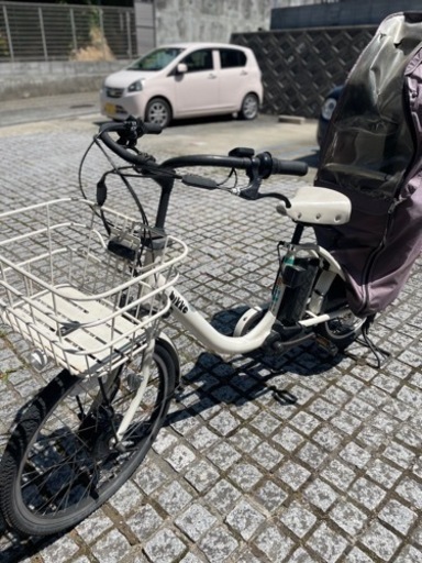 【受け渡し予定決定】ブリヂストン子供乗せ電動自転車bikke 現役バリバリ